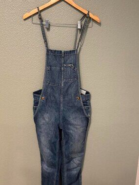 Treasure & Bond Women's Blue and Navy Dungarees-overalls